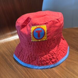 Vintage Thomas Train & friends kids bucket Hat Cap 12 mo